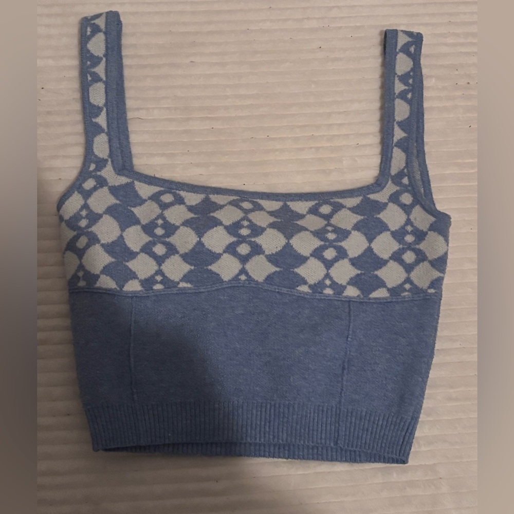 Princess Polly Heather Gray Knit Top
